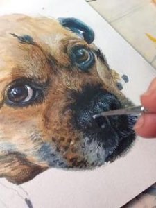 Hondenvacht schilderen -